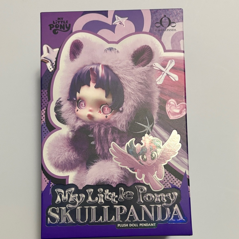 POP MART SKULLPANDS My Little Pony Plush Pendant - Twilight Sparkle - Picture 3 of 5